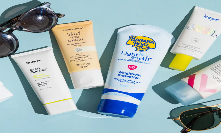 sun cream with 50 SPF