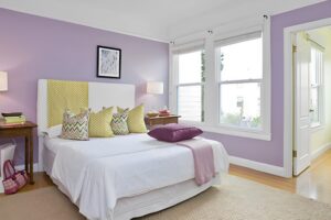 wall colour combination for bedroom
