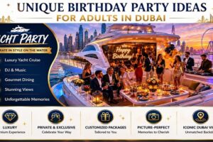 yacht birthday party in Dubai